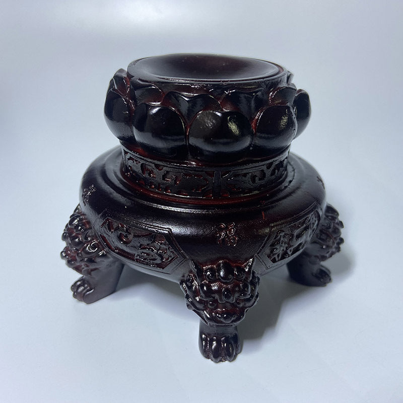 Crystal Sphere Resin Incense Holder - Zen Desk Organizer & Meditation Decor